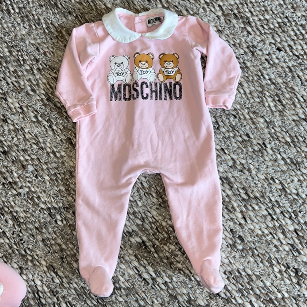 Moschino pink one piece